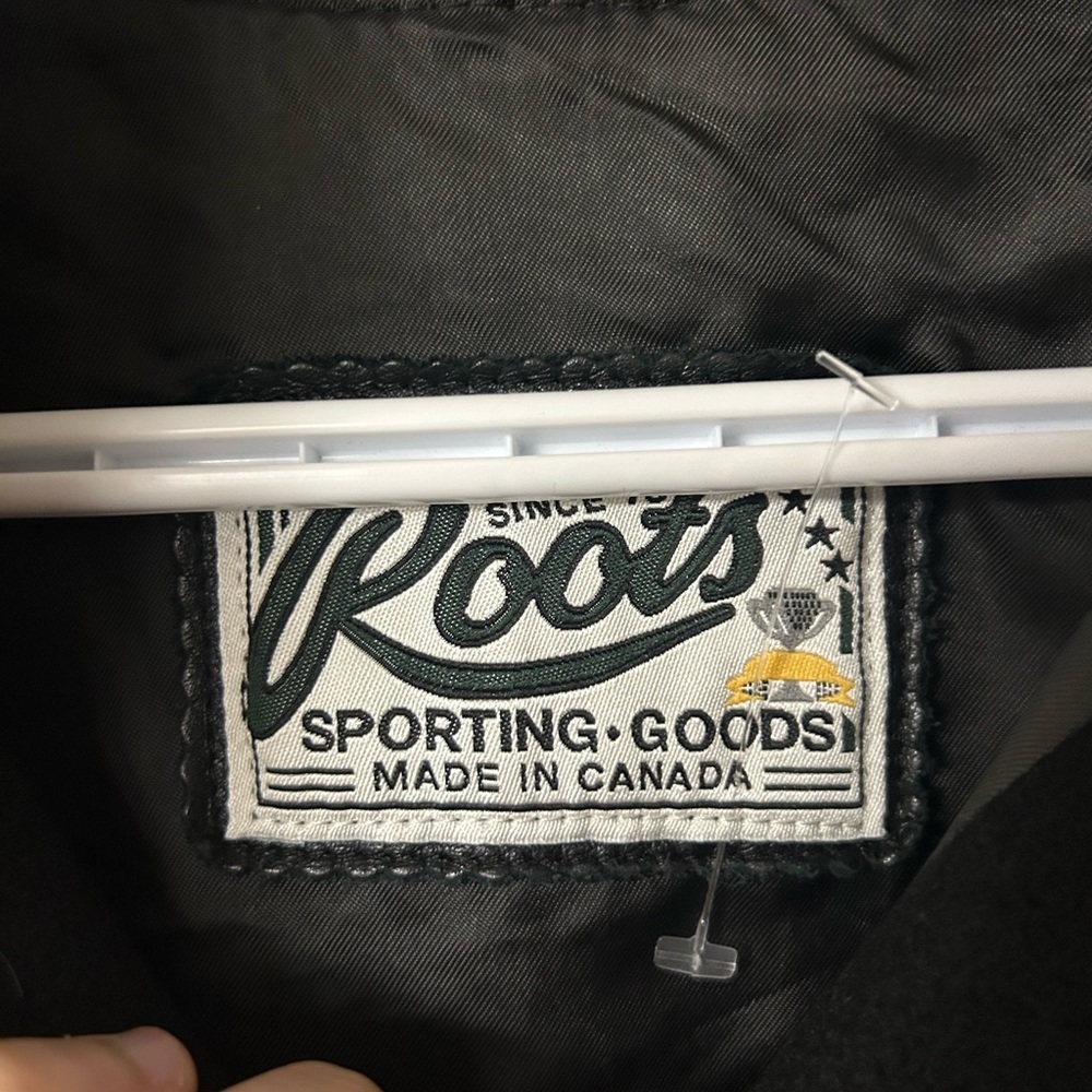 Roots x Wayne Gretzky Whiskey Grade Rare Jacket Men Size Large Black - Picture 7 of 8